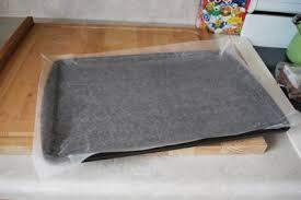 4.Place a piece of wax paper on a baking sheet