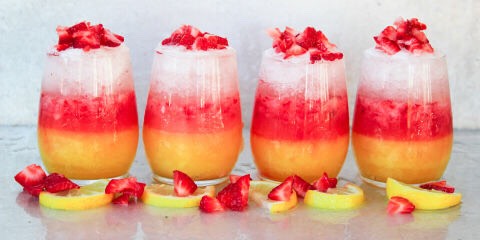 Layered lemonade drop 