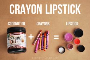 Trick #3: 2-Ingredient Crayon Lipstick
