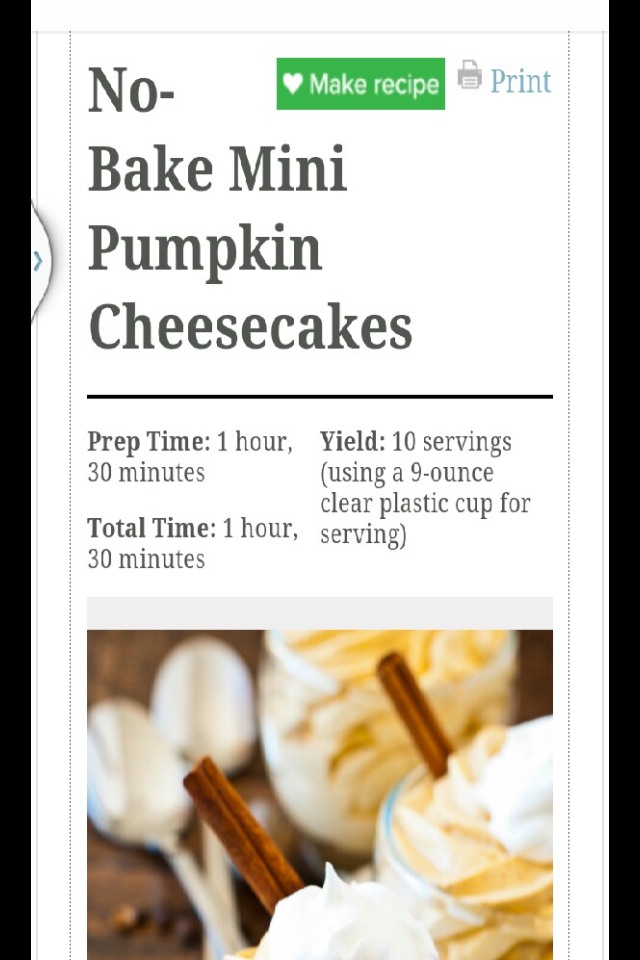 No Bake Pumpkin Cheesecake 😍