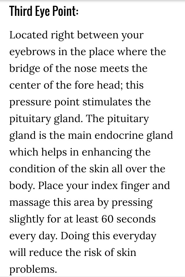 Pressing these points gives you CLEAR SKIN? 😱😱
