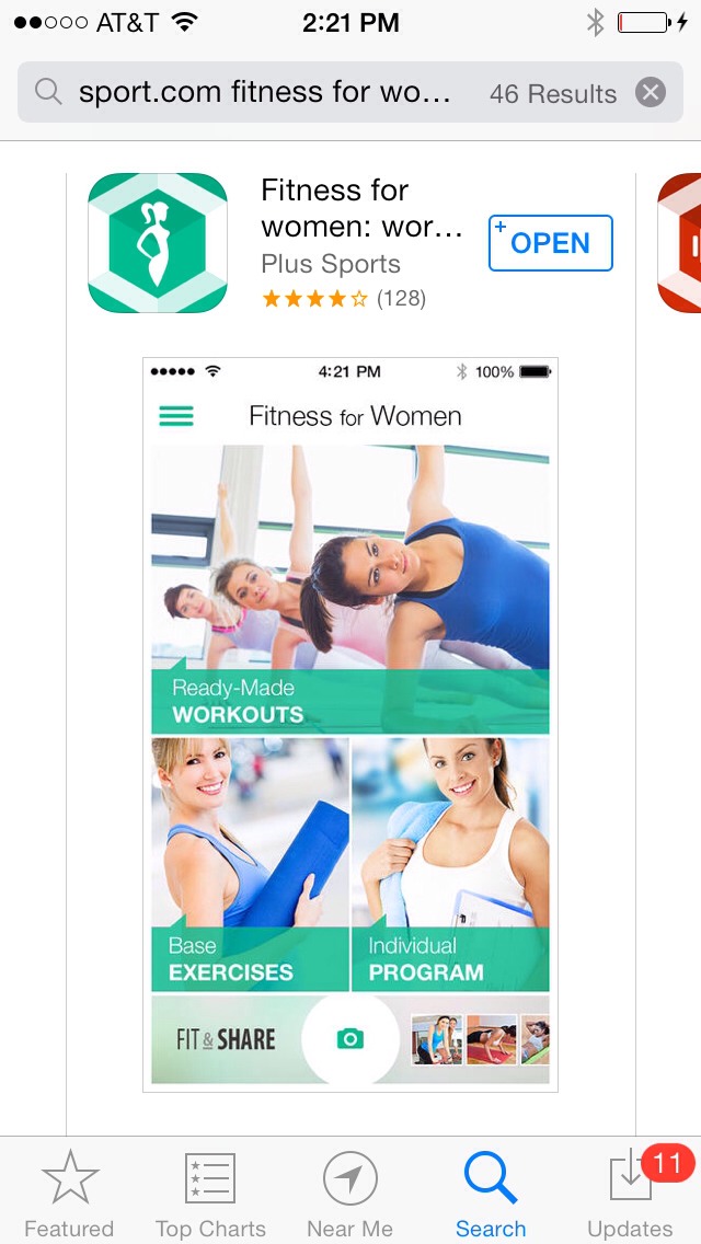 App #2 - Fitness for Women: Workouts and exercises. Tired of seeing the same old lunges, crunches, planks everywhere but nothing new? Oh my I've never seen such a selection! You can get a new individual session everyday with completely new, original workouts! Never bored with this app!