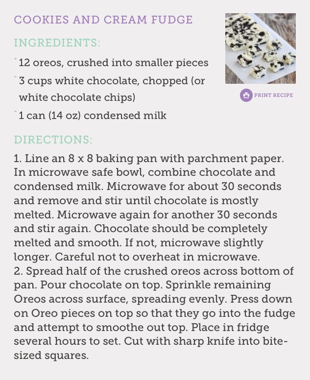 Cookies And Cream Fudge 
