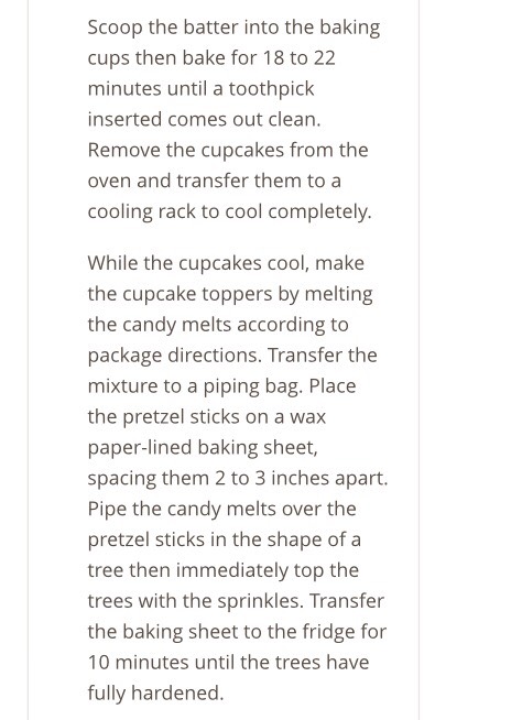 "CUTE CHOCOLATE CHRISTMAS TREE CUPCAKES"