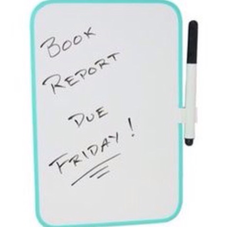 3: A magnetic whiteboard! This is great for reminders during the day! I would TOTALLY recommend these!