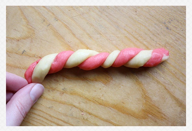 Make Candy Cane Sugar Cookies :) 
