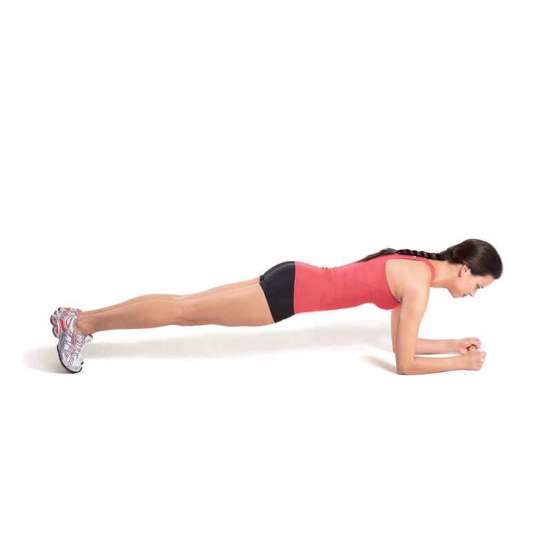 The plank! A M A Z I N G!! Feel the burn
