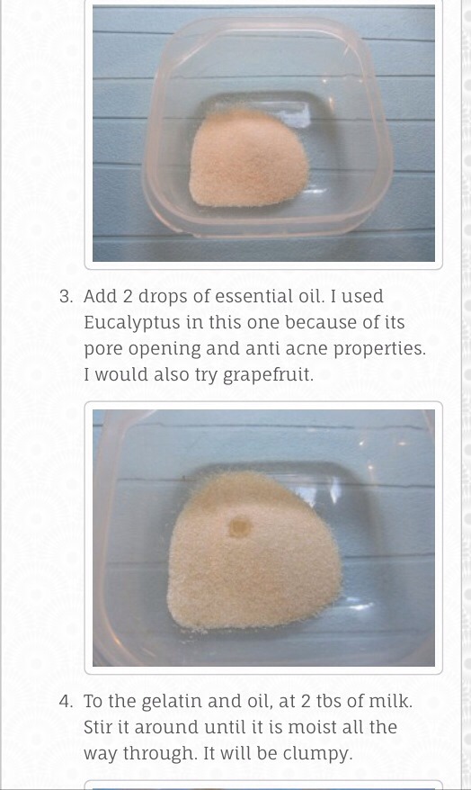 HOME MADE PEELING MASK [RECIPE]