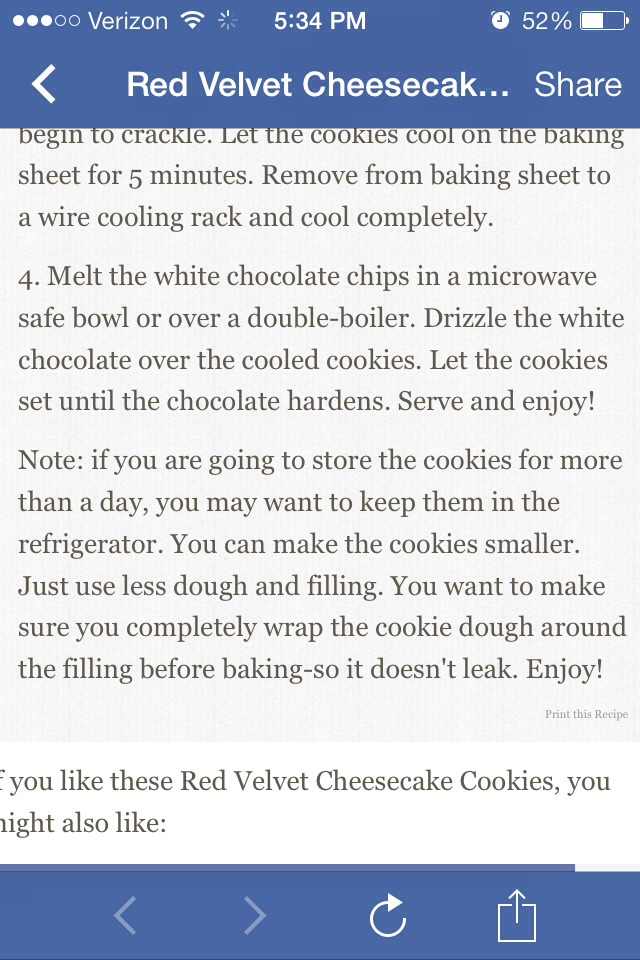 Red Velvet Cheesecake Cookies 
