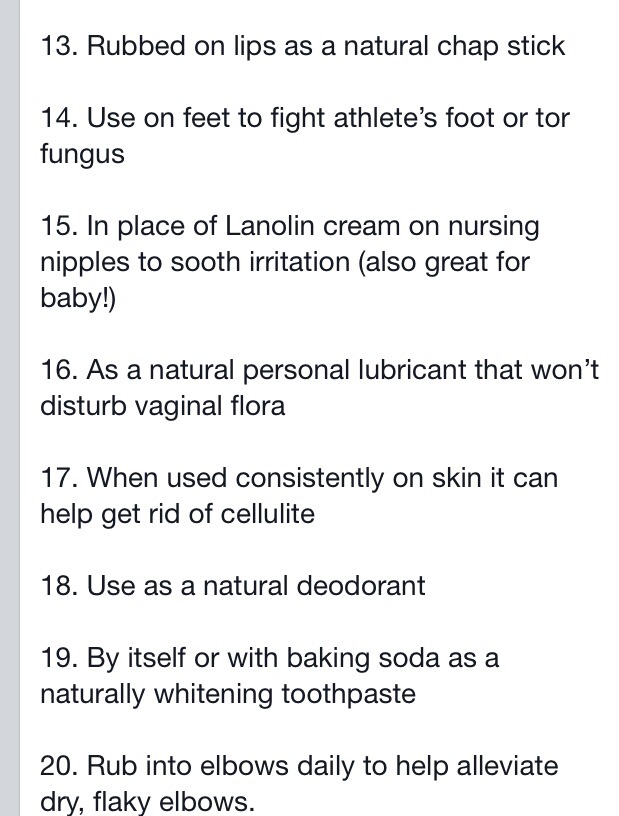 20 Reasons To Keep Coconut Oil In Your Bathroom!!