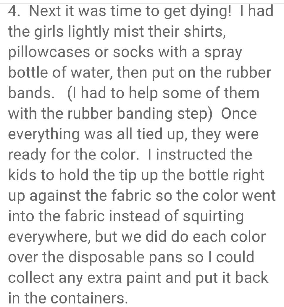Tye Dye With Acrylic Paint!!