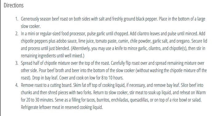 Slow Cooker Beef Barbacoa #tipIt