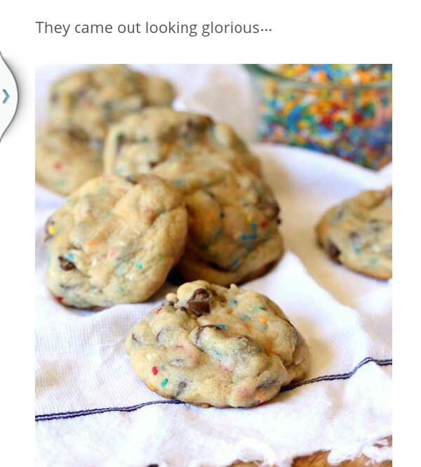 Frosting Filled Chocolate Chip Cookies!