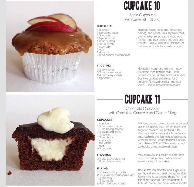 💙30 Different Easy To Make Cupcake Recipes!!!!!(:💙