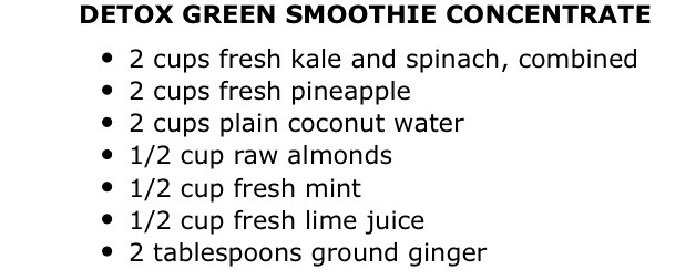 Green Smoothie Detox
