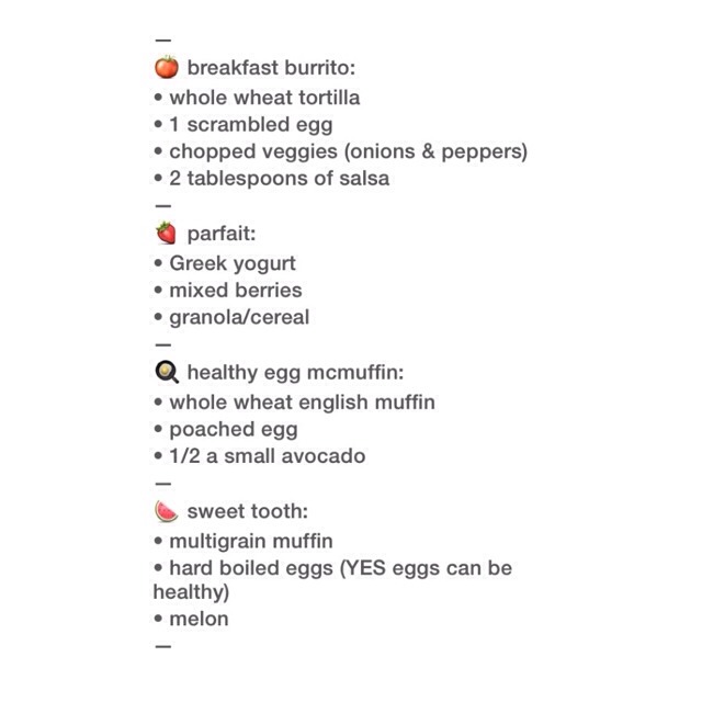 Healthy Breakfast Ideas