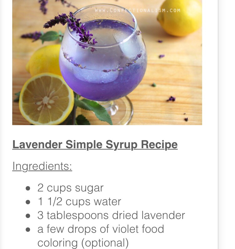 Coconut Lavender Lemonade 