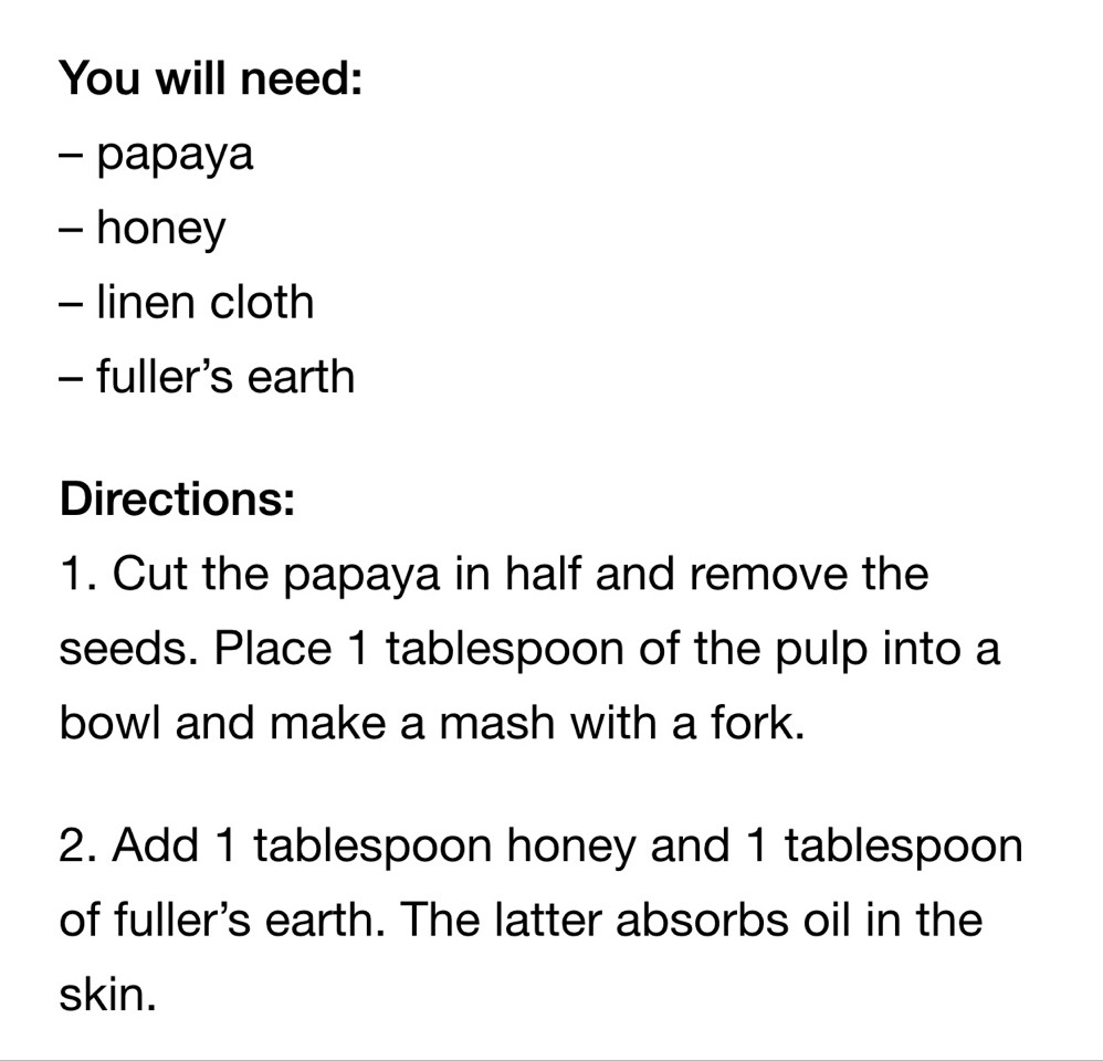 Homemade Whitening Mask For Oily Skin. Activates Skin Cell Renewal Making The Dark Spots Fade Away. 