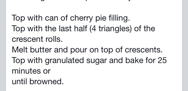 Cherry Cream Cheese Bake, Omg Delicious!!