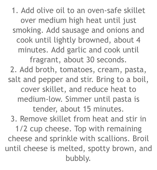 Spicy Sausage Pasta