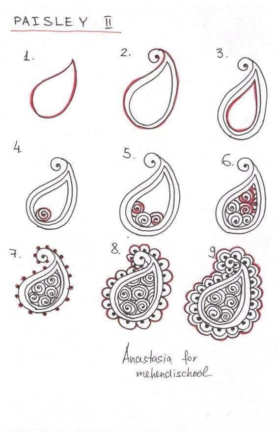 24 Step By Step Henna Tattoo Tutorials. 