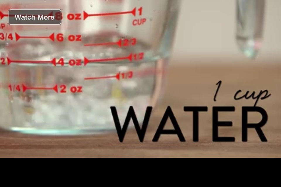 1 cup water