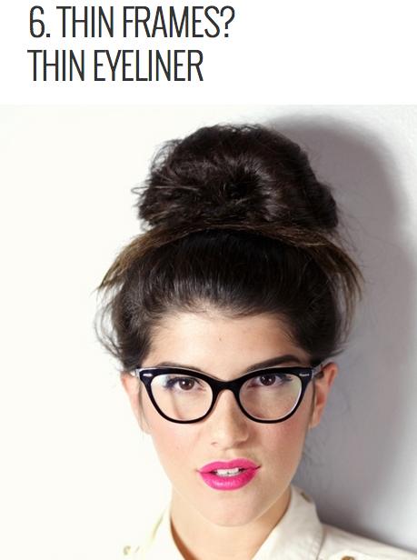 Makeup Tricks For Girls That Wear Glasses
