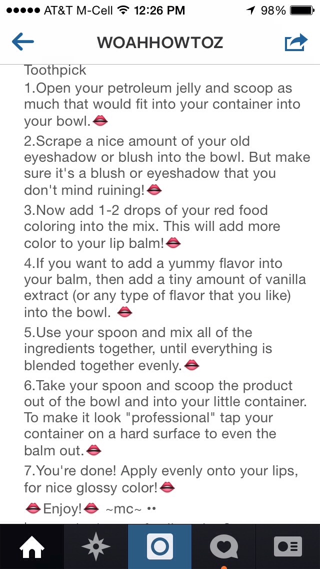 How to get pinker lips and to make gloss