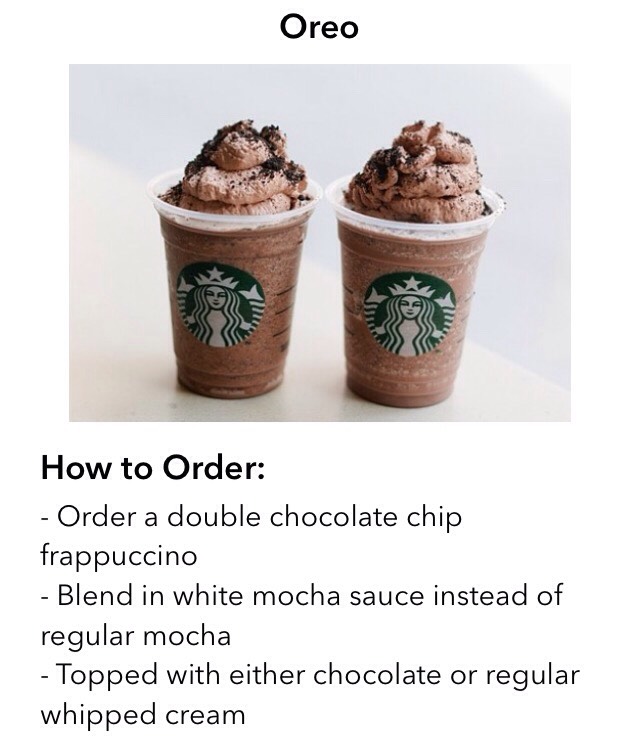 Starbucks Secret Frappes! 👈🏼