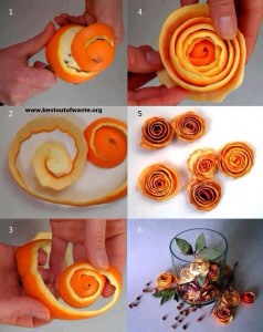 Candlelight Dining Table Decoration

Can any be imaged about orange-peel decoration for a candle light dinner ? No… Here, i make your imagination more wider.you can make a flower only from semi-dry or wet peel and after that dry them, use them in flower-pot decoration.
