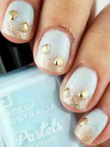 🌟Mermaid themed Nail art inspiration 🌟