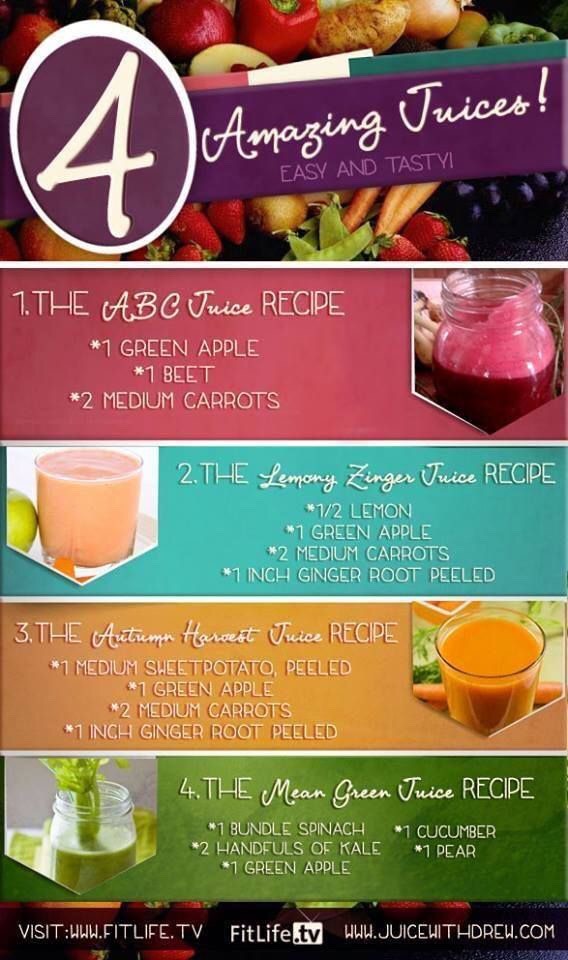 💟74 Smoothie & Juice Recipes For Weight Loss & More💜
