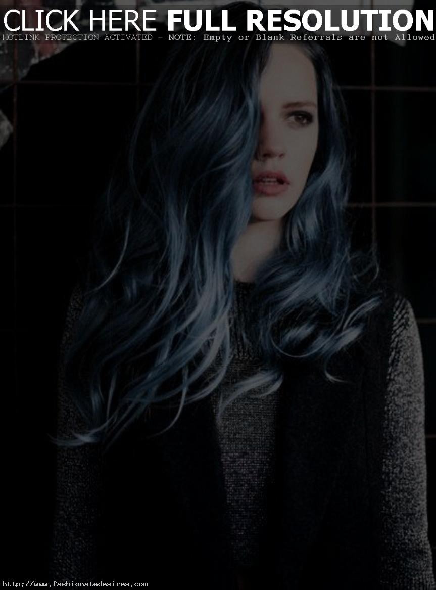 Beautiful Blue Hair