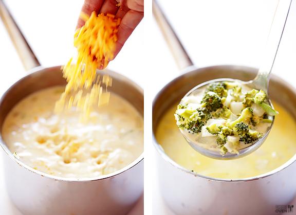5 Ingredient Broccoli Cheese Soup