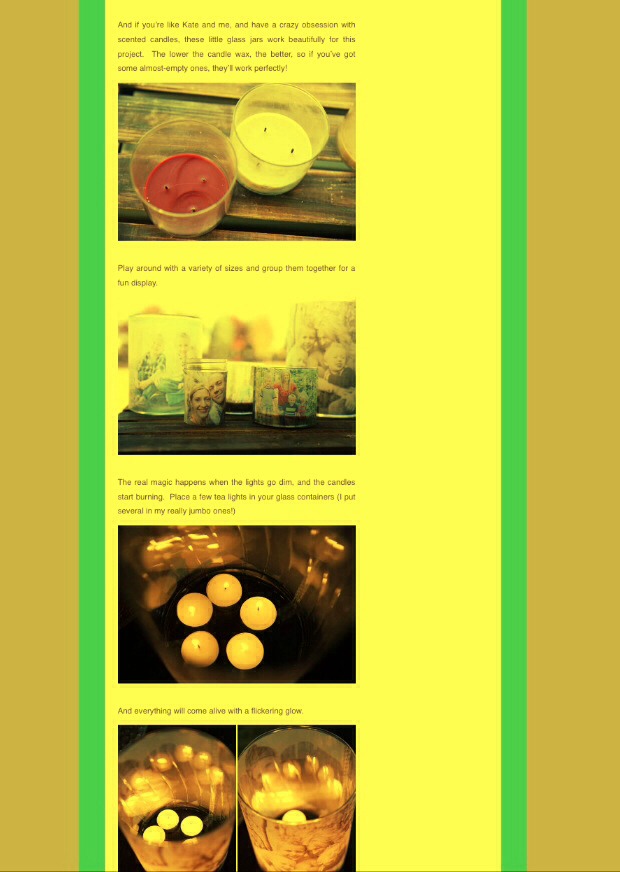 glowing photo luminaries...step By Step👉👉