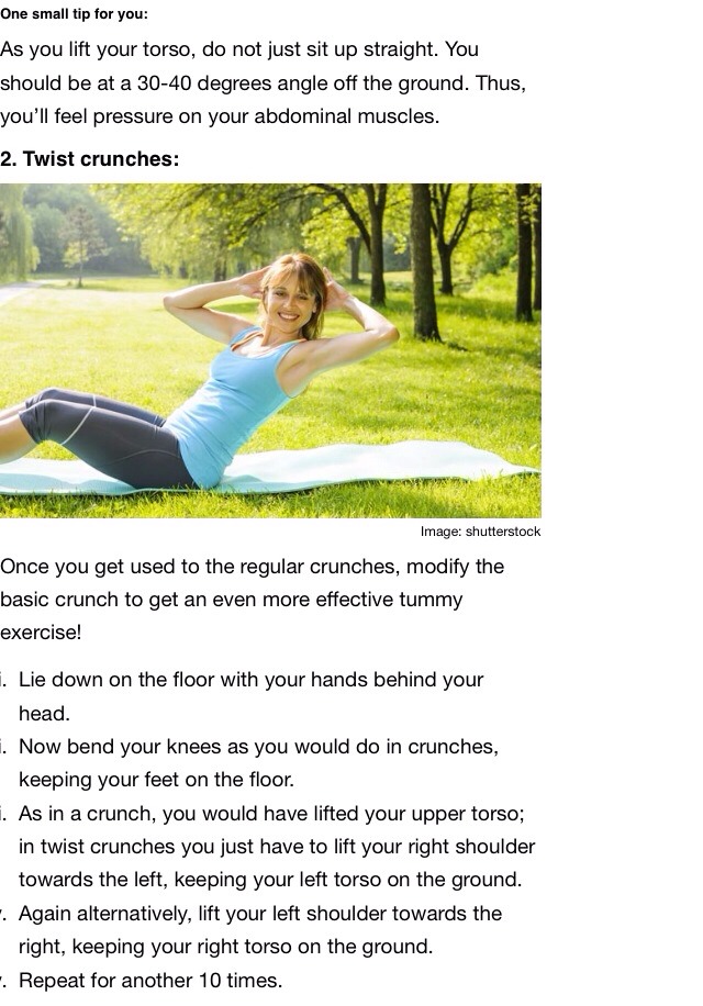 16 Simple Exercises To Reduce Belly Fat