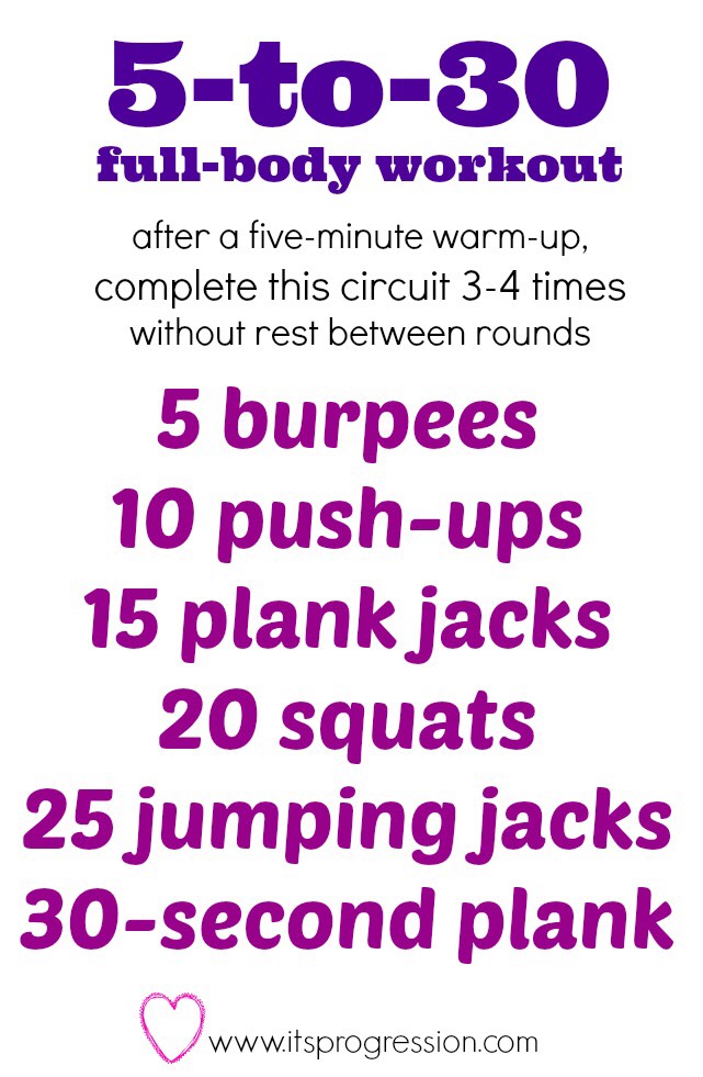FULL BODY QUICK WORKOUTS 