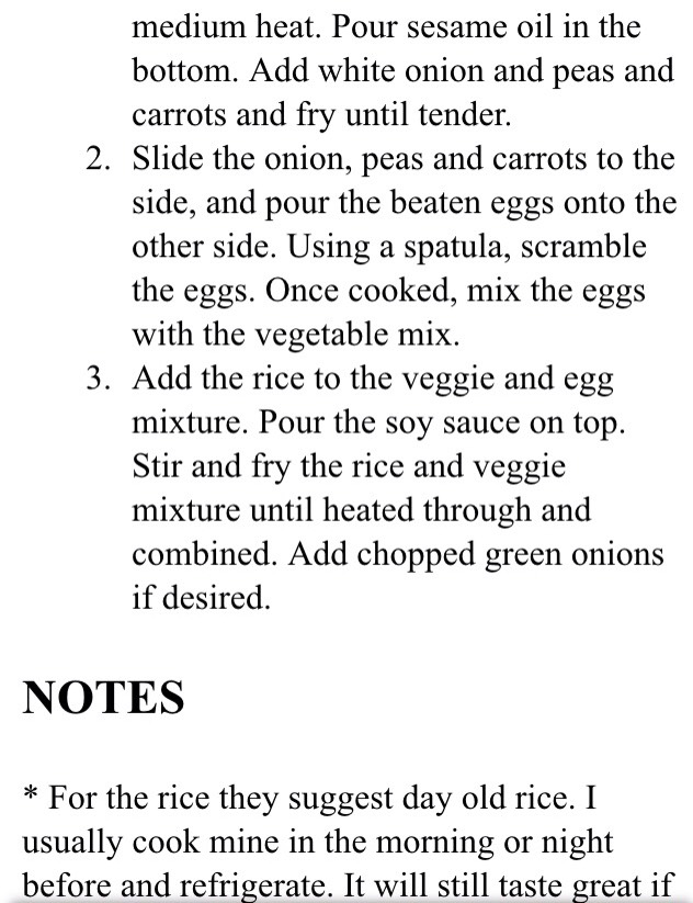 Easy Chicken Fried Rice (better than takeout!!!)