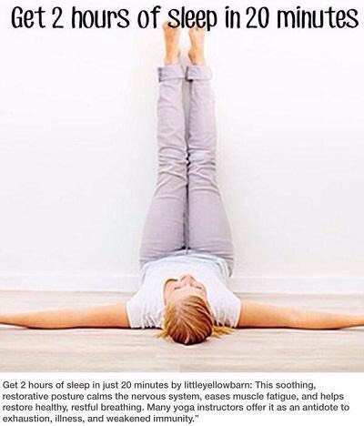 Get 2 Hours Of Sleep IN TWENTY MINUTES! 😴😴😴
