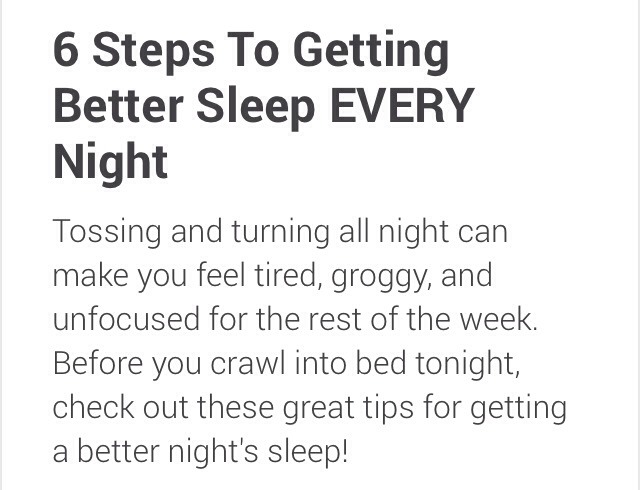 💤6⃣ Steps To Getting Better Sleep EVERY Night!💤