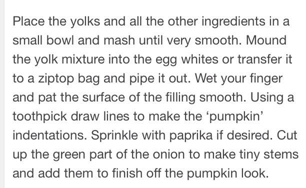 Thai Pumpkin Deviled Eggs 