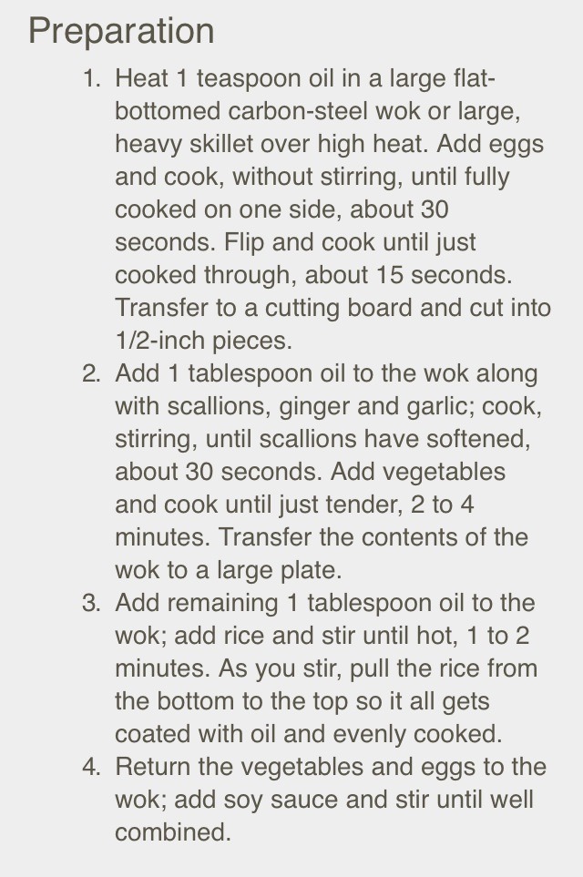 HEALTHY FRIED RICE 