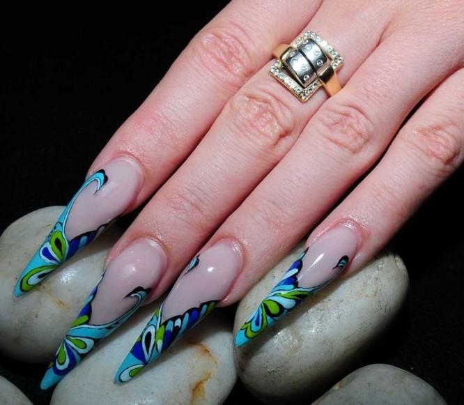 Pucci Inspired Nail Art