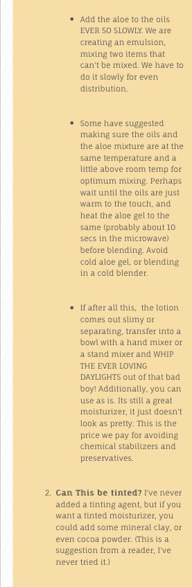 CLEAN AND HEALTHY DIY FACIAL MOISTURIZER 