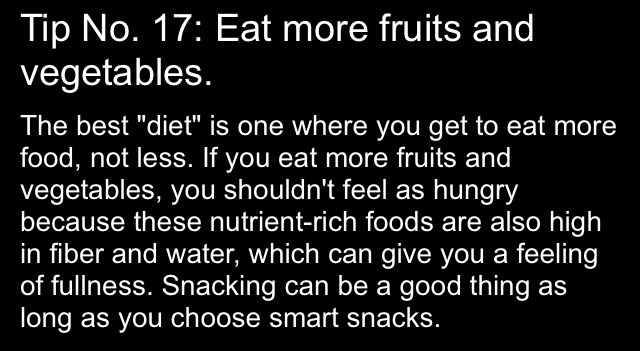 22 Diet Tips