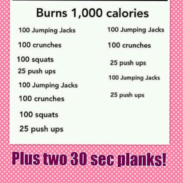 Workout To Burn 1000 Calories