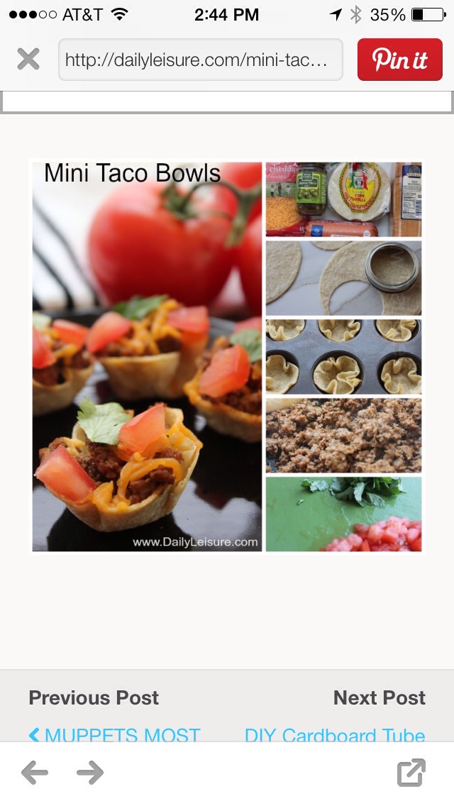 Mini Taco Bowls