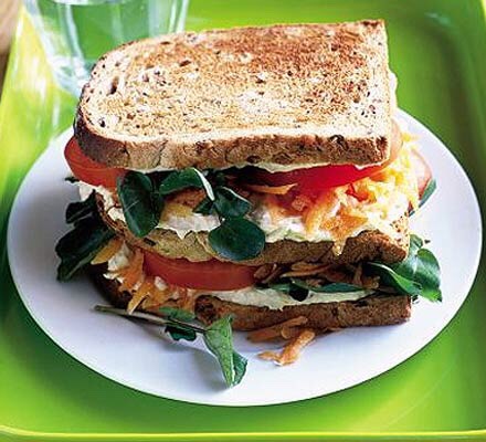 Vegetarian Club Sandwich