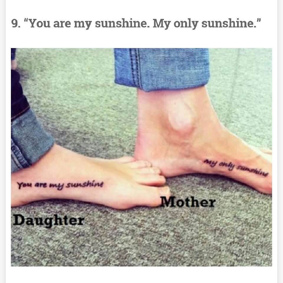 Inspiring Mother Daughter Tattoos!!