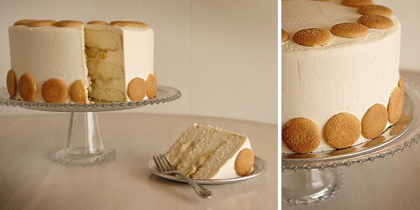 Banana pudding cake 